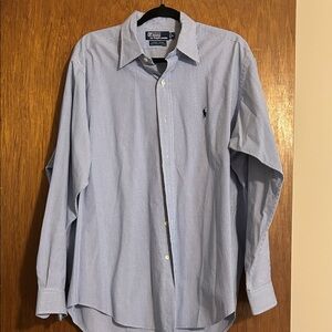 Polo by Ralph Lauren Blue Micro-Check Dress Shirt